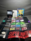 1991 Super Nintendo Console Snes System Instruction Manual  2-sided Poster  Bag