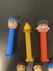 Vintage Charlie Brown Pez Dispenser Lot Of 8