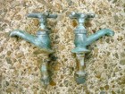 Antique Vintage Solid Brass Faucet Taps Sink Bath Garden Reclaimed Art Project