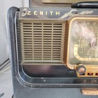 Zenith Trans-oceanic Portable Shortwave Tube Radio 1950 s Power Up