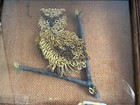 Vintage Paper Quilled Owl Wall Hanging Art Shadow Box 3d 11  X 9  Brown Tan