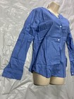 Ladies Blouse Button Down Shirts Women Loose Long Sleeve Tops Office Casual