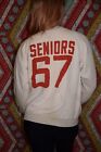 Seniors Vtg 1967 60s Indian Native Raglan Sweatshirt Check Measurements