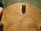 Vintage From The Ozarks Wood Trinket  Jewelry Box Half-moon Shaped