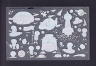 Vintage Lifesavers Sticker Rub On Sheet - Aliens Spaceships -  Fast Shipping 