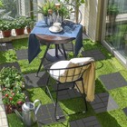 12 x12  Dark Grey Interlocking Plastic Deck Tiles