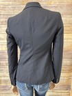 Banana Republic Blazer Size 2 Black Two Buttons Classic Career