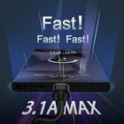 Coiled Usb C To C Cable 3ft 6ft  Retractable C Charger For Black 