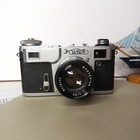 Film Camera 35 Mm Kiev-4am Rangefinder Jupiter-8m Lens Late Contax Ussr Tested