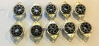  8 Pin Octal Vacuum Tube Socket Top Mount Or Bottom  10  Ten Pieces 1  Diameter