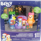 Bluey Family Christmas Lighted 8  Wide Inflatable 2025 New 6 6  Gemmy Yard Decor