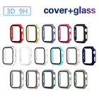 Screen Protector Film Case For Apple Watch Frame Cover 38 40 41 42 46mm 44 45mm