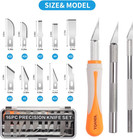 Yqandl 16-piece Exacto Knife Set  3 Hobby Knives  13 Industrial-grade Sk5 Steel