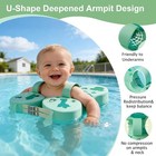 Inflatable Baby Pool Swim Floats  Newborn Swimming Rings  Arm Trainer Solid Pear