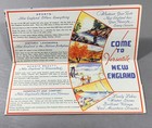 Vintage Travel Brochure  New England Hotel Association World   s Fair Edition Map