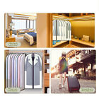 10x Clear Garment Bag Hanging Clothes Travel Coat Suit Dress Storage Dust Cover