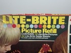 Hasbro Lite-brite Picture Refills 1975 For 5455 Original Box Over 30 Sheets