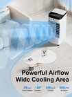 Portable Windowless Air Conditioner  3 In 1 Evaporative Air Cooler With 6 Ice   