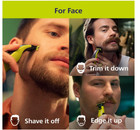Philips Norelco Oneblade 360 Face Hybrid Electric Beard Trimmer Qp2724 90