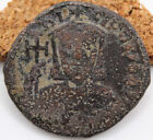 Roman Byzantine   Nikephoros I   Ae Follis   802-811   Very Rare   Iconodule