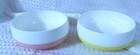 Set Of 2 Bopp-decker Plastics Yellow Pink Vintage  Vacron Vacuum Bowls