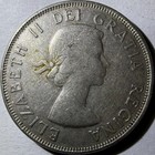 1953 50c Canada 50 Cents Silver Half Dollar Coin