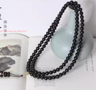 New 8mm Black Sandalwood Buddha Sandalwood Mala Buddhist 108 Prayer Beads Rosary