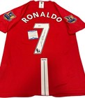 Manchester United 2006-07 Home Jersey Ronaldo Signed Auto Coa