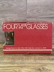 Vintage George Briard Horn Double Old Fashioned Glasses 14oz Nos