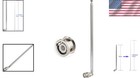 7-section Telescopic Police Scanner Antenna 20-1300mhz For Uniden   Whistler