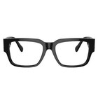 Versace Iconic Ve3350 Gb1 53mm Black Plastic Square Eyeglasses