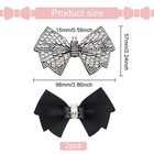 1 Pair Bowknot Rhinestone Shoe Clip Sliver Crystal Rhinestone Shoe Buckle Det   