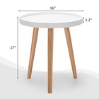 Costway Round Side Table Sofa Coffee End Accent Table Nightstand Home Furniture