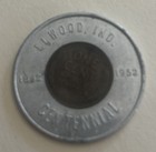 Encased Wheat Penny  Advertising Token
