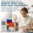 Funalya Complete Darning Loom Kit  Egg 14 Hook Darning Loom  50 Threads  Guide