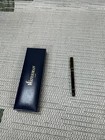 Waterman Paris Rollerball Pens Slim B Metal Fine Pointe Black Gold Trim Logo