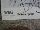 1999 Britney Spears Press Promo Photo Weg Jive Facsimile Auto Signature Print