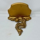 Vtg Syroco Ornate Gold Wall Shelf Rococo Baroque Hollywood Regency Cottagecore