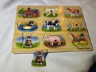 Melissa And Doug Farm Sound Puzzle - Wooden Peg Puzzle With Sound Effects  8 