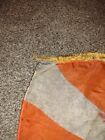 Rare   1940s - Authentic - Wwii Japanese   Rising Sun Flag With Yellow Fringe