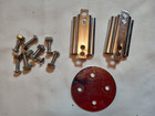 Pair Of Mounts For Vintage Ludwig Concert Toms - Only One Backing Plate Included