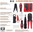 Kit De Herramientas Red Ethernet Lan Tester Cat5e Cat6 Crimper De Prensado Rj45 