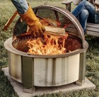 Breeo X Series 24 Fire Pit Spark Screen 25 13  Weather Resistant Stainless Steel