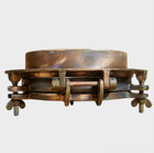 Antique Bronze 15  Porthole With Storm Cover
