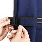 71  Portable Closet Wardrobe Clothes Rack Storage Organizer With Shelf Blue