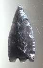 Authentic Modern Reproduction Of Pre 1600 Pacific Northwest Obsidian Arrowhead