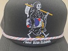 Pabst Blue Ribbon Beer Black Roper Trucker Snapback - Grim Reaper - Nwt