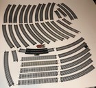 Vintage Ho Scale Toy Train Track Huge Lot Atlas  Tyco  Bachmann Almost 40 Pcs 