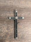 Antique Pectoral Crucifix  Skull And Crossbones German Clergy Silver Tone Rare