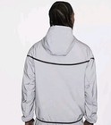 Nike Tech Woven Flash Reflective Full Zip Jacket Fz7585-035 Men s Size Medium